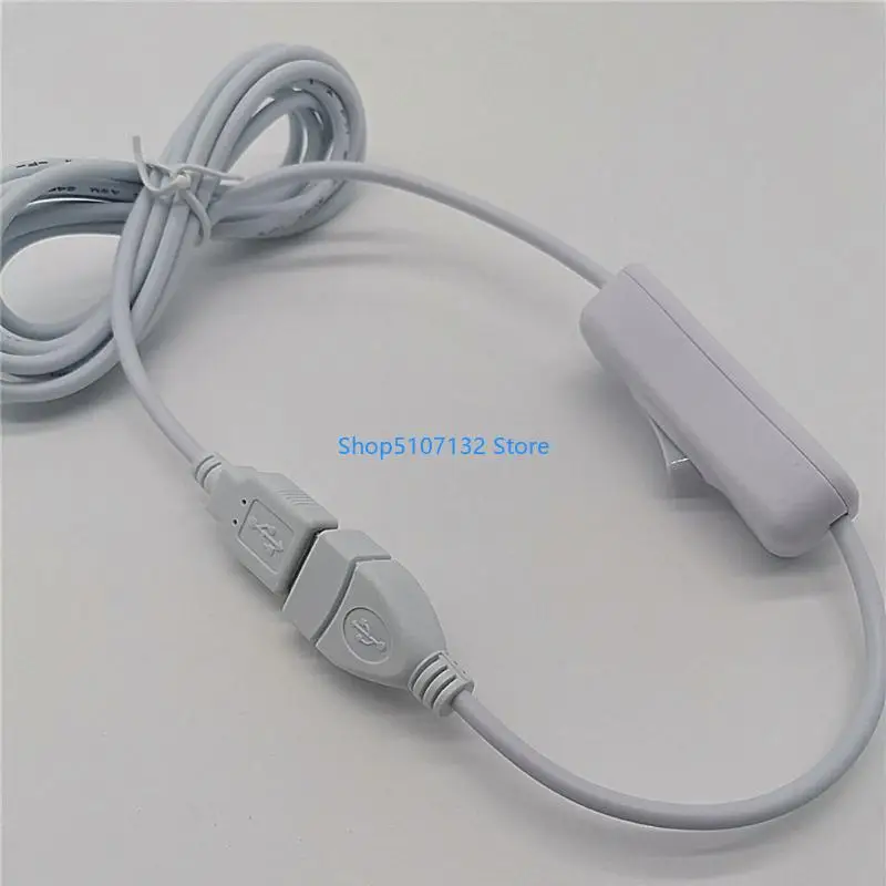 87HD USB 2.0 Easy to Operate Safe Portable USB 2.0 Extension Cable White