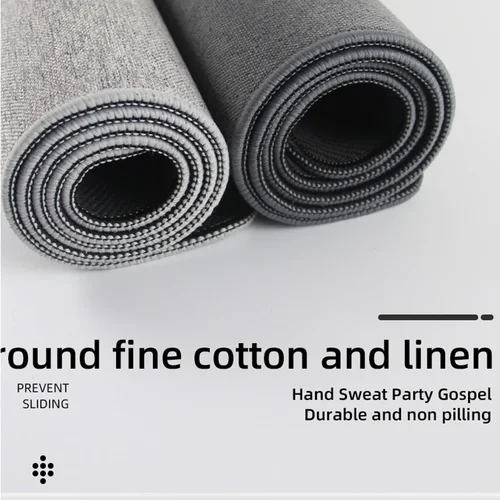 Imagen 2 del producto Alfombrilla de ratón XXL de goma de algodón y lino, alfombrilla de ratón para juegos, alfombrilla de escritorio grande, alfombrilla de escritorio para PC, alfombrilla para teclado, alfombrilla de escritorio para ordenador