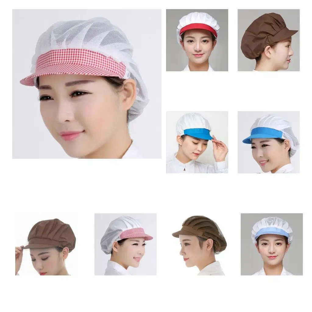 Filet à cheveux unisexe en résille pour atelier d'usine de cuisine de travail