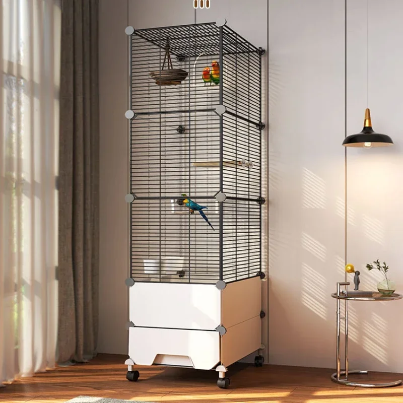 

Rat Accessories Parrot Bird Cage Aviary Rabbit Courtyard Bird Cage Habitat Speciality Jaula Decorativa Pet Products RR50BC