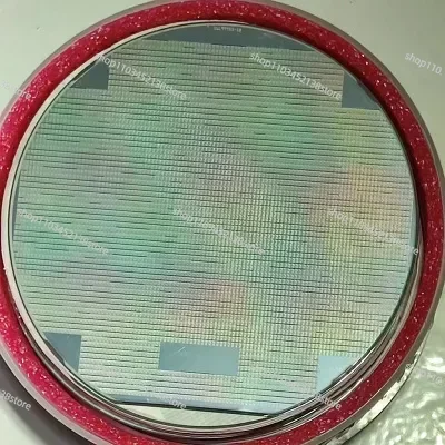 12 Inch CPU Wafer Silicon Science Technology Pendulum Piece Birthday Gift Photoetching Circuit Chip Semiconductor Silicon Wafer