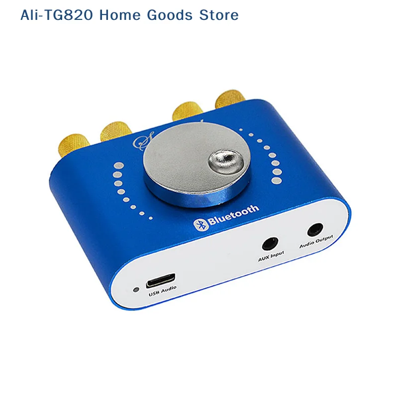 [TG820]Nobsound Mini Bluetooth 5.0 HiFi TPA3116 Digital Amplifier Stereo Audio 2.0 Channel Sound Amplifiers 40W Power Amp