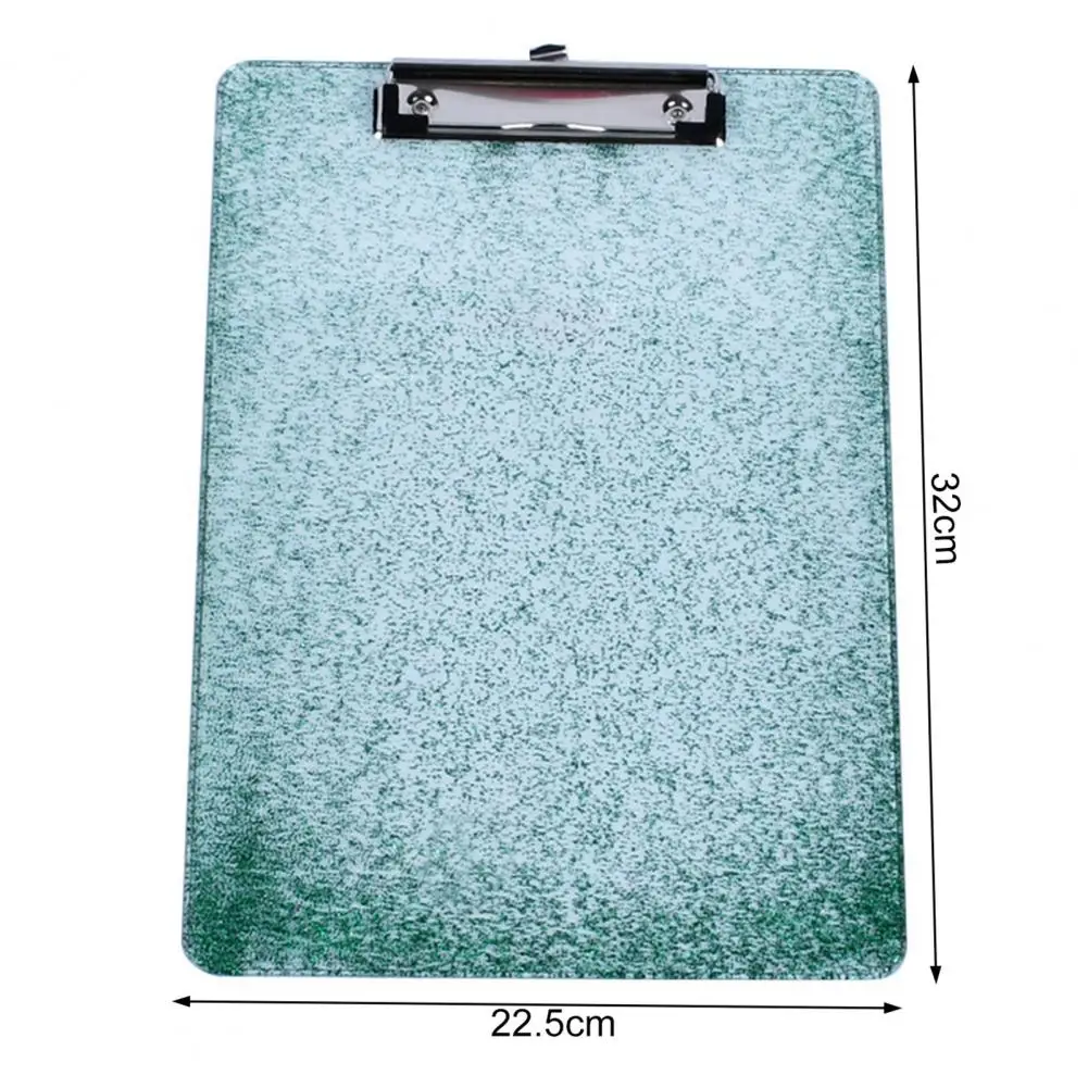 Portapapeles A4, soporte para menú, carpeta de archivos rectangular gruesa, tablero colgante, portapapeles de papel, Bloc de escritura, tabla portapapeles