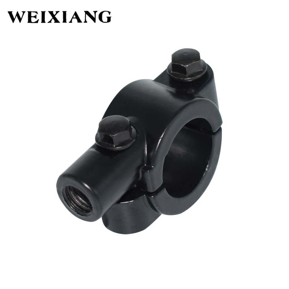 22mm 25mm M8 M10 Motorcycle Mirror Mount Holders Bracket Clamp For Motorbike Handlebar Moped Dirt Pit Bike ATV Quad 4 Wheeler