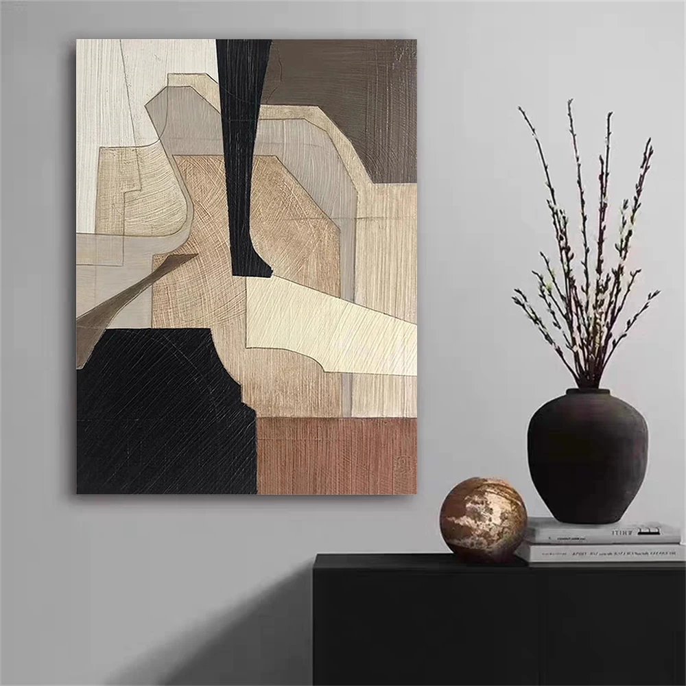 

Modern Handmade Abstract Oil Painting on Canvas Large Abstract Textured Cuadros Wall Art Pictures for Living Room Home Decor Art