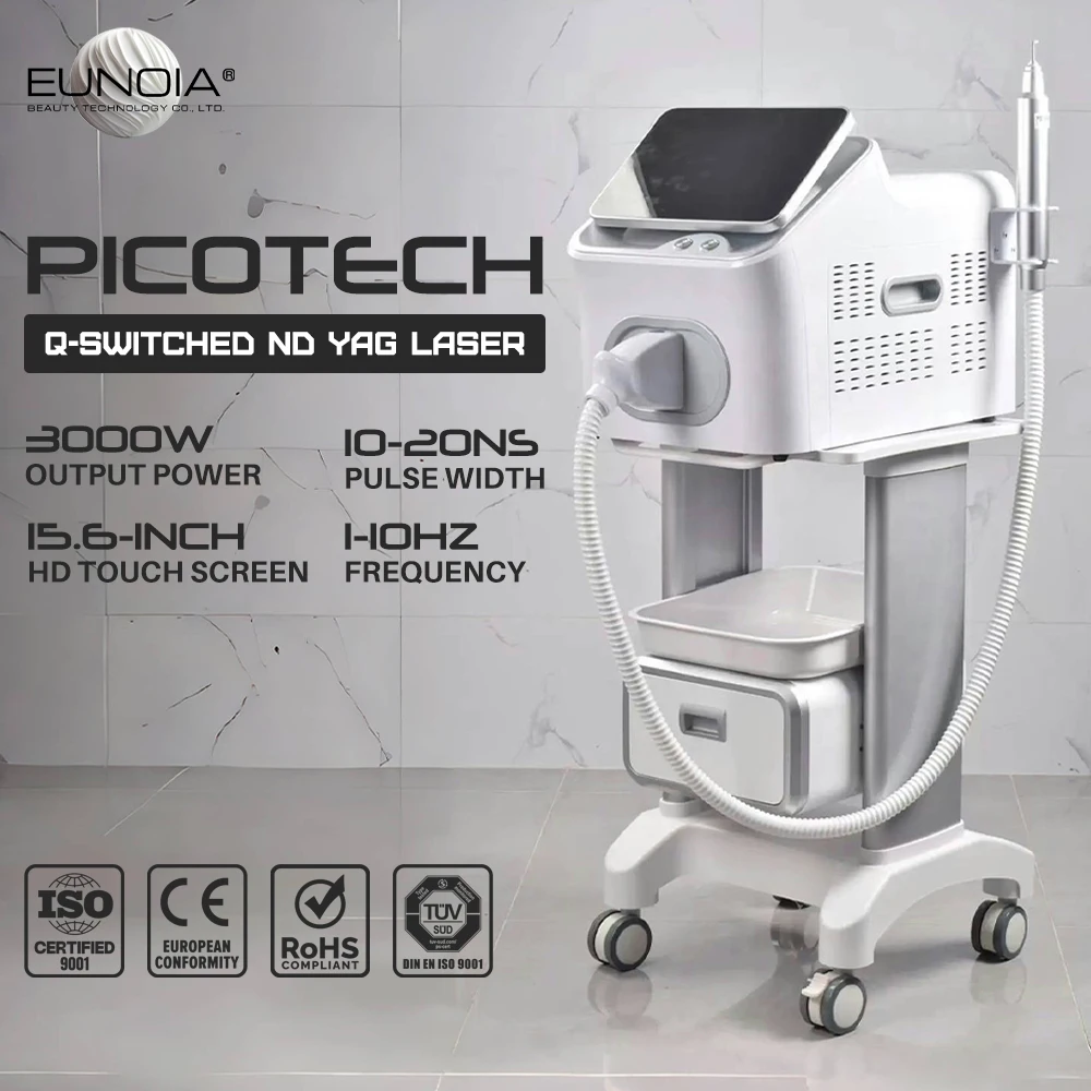 3000w nd yag Laser Tattoo entfernungs maschine Pico Laser Carbon Peel Gesichts fehler Entfernung