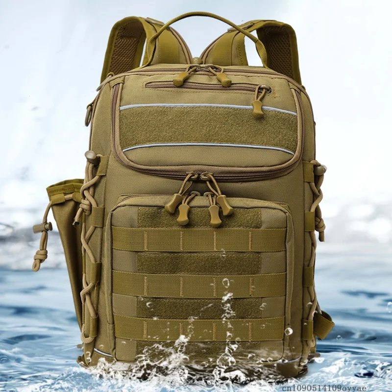 Mountaineering Bag Large Capacity Outdoor Tactical Backpacks Waterproof Multi Functional Backpack Outdoor Trekking Sport Bag
