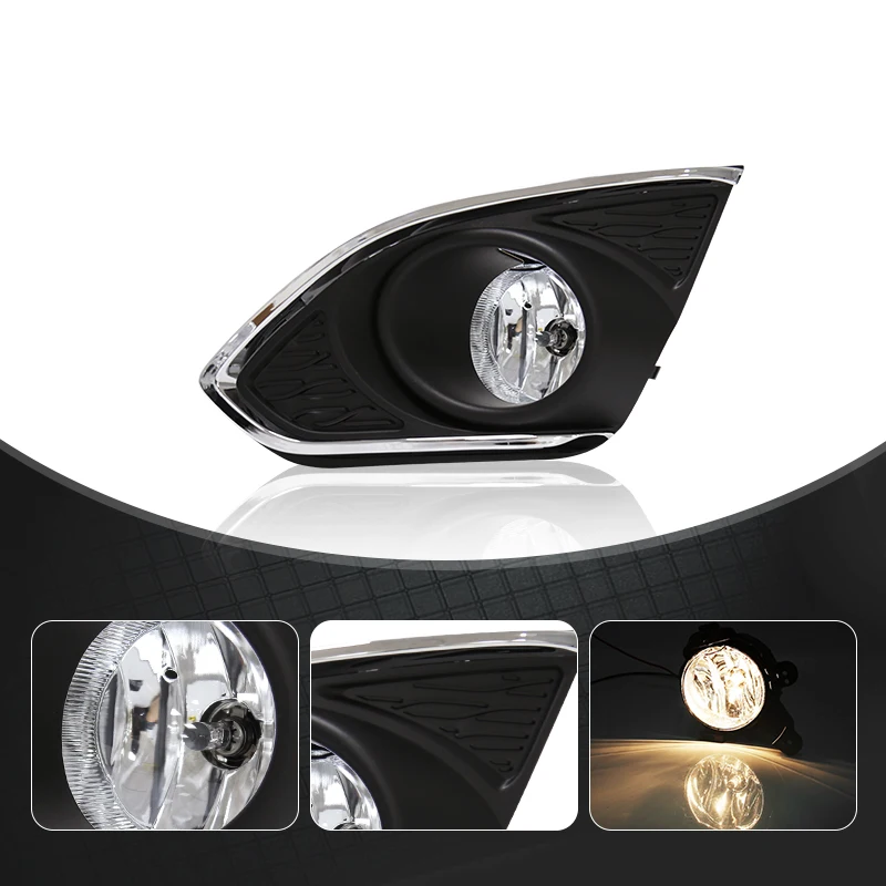 Led DRL Daytime Running Light Fog Lamp Assembly For Chevrolet Chevy Spark 2013 2014 2015 With Wires Harness Switch