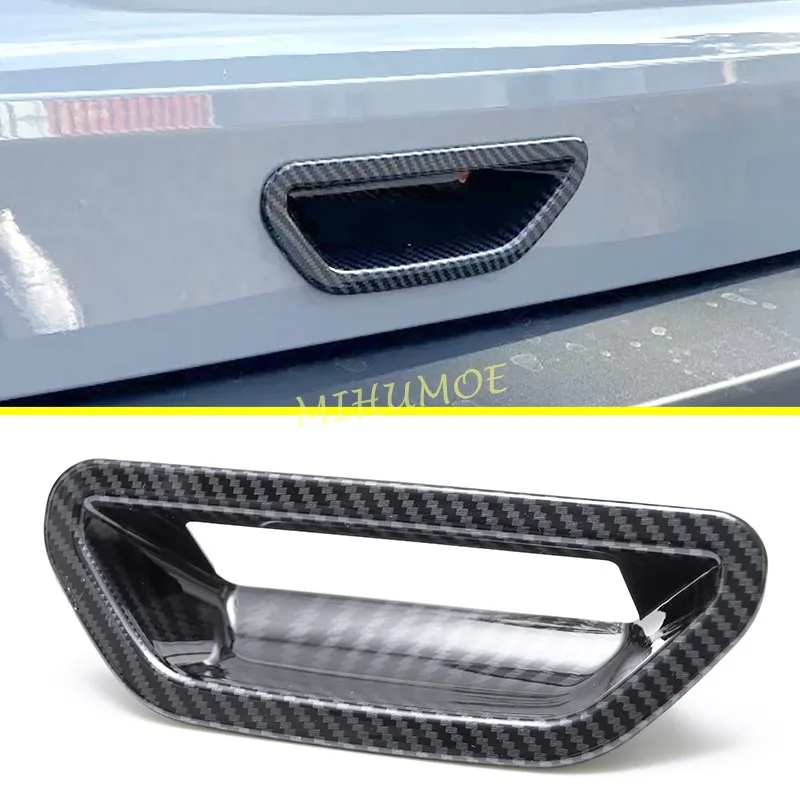 مقبض باب الجذع الخلفي غطاء أوعية السيارة الزخارف الحافة لنيسان روج 2021-2025/نيسان X-Trail 2023-2025 اكسسوارات السيارات التصميم #1