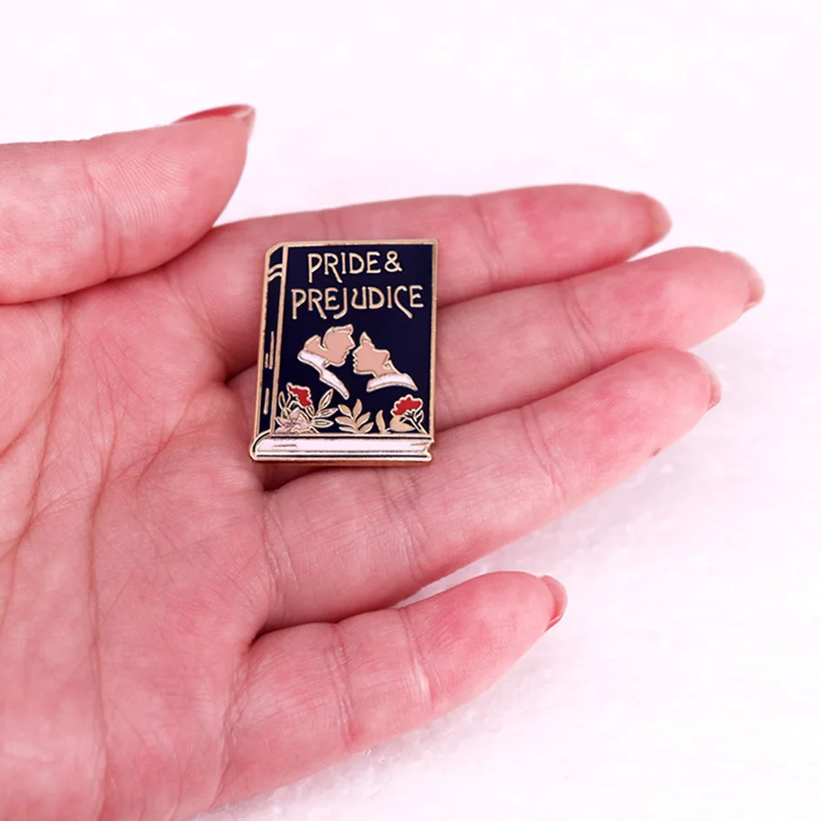 فخر التحامل كتاب شارة رومانسية الدراما فيلم رواية المينا دبوس بروش المجوهرات #3