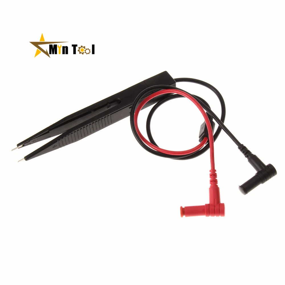 SMD SMT Chip Test Clip Lead Probe Digital Multimeter Meter Tweezer Capacitor Resistance Tweezers Hand Tool