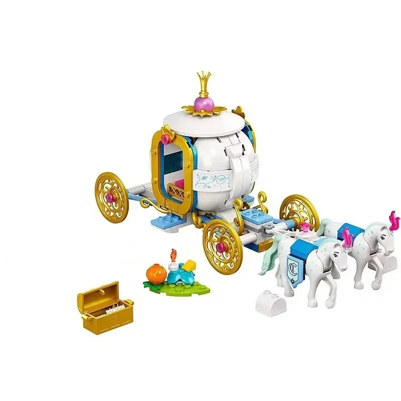 237pcs Royal Carriage Building Blocks Bricks Friends City Series Compatible Lepining 43192 Toys for Children Christmas Gift