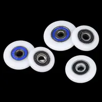 Shower Door Roller Runner Wheels 19/23/25/27/29mm Bathroom Shower Sliding Door Roller Wheel Runners Roller Fastener Pulley Wheel 4