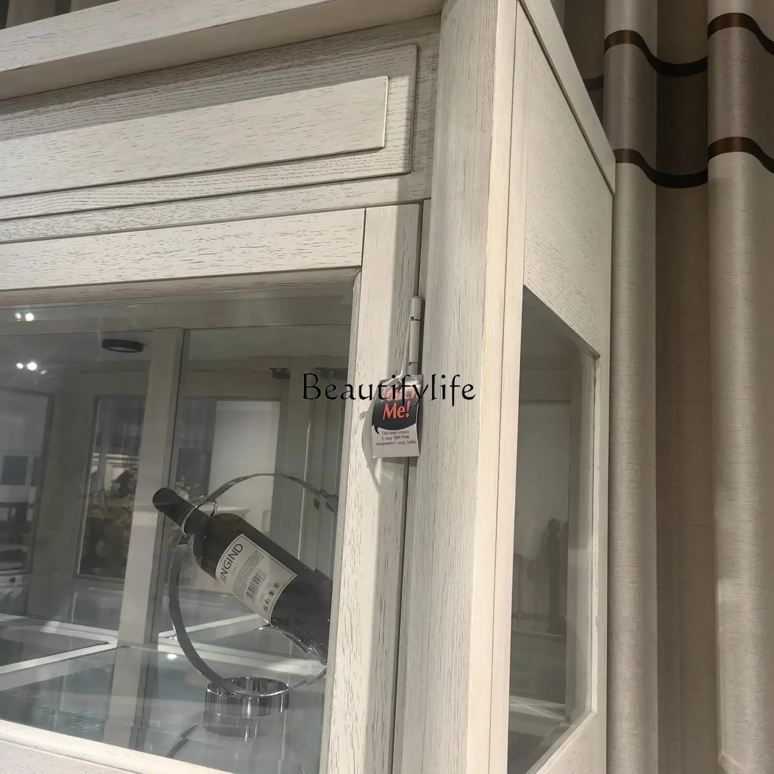 3 خزانة عرض أمريكية خزانة مشروبات (638-892) أمريكا الشمالية بلوط أبيض + خشب مطاطي