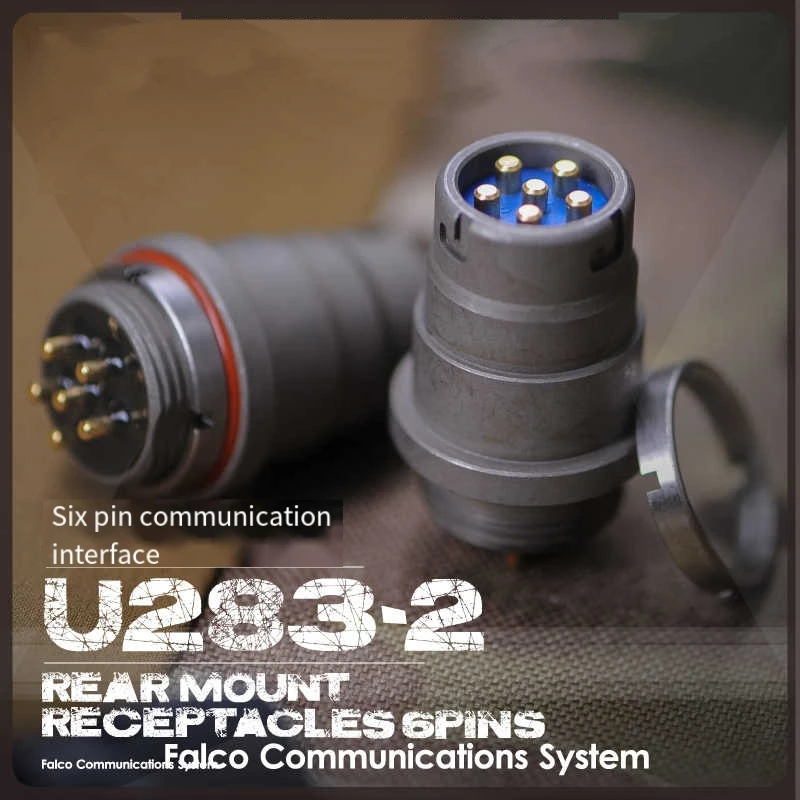 6-контактный разъем связи Prc152 117G Радио Аудио Гнездовой интерфейс