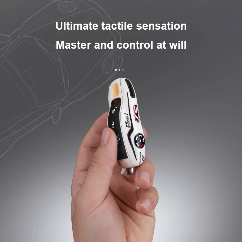 For Porsche Panamera Cayenne Macan 718 Cayman Boxster 911 Taycan Car 72 Concept Painted Key Case Protective Shell Fob Cover