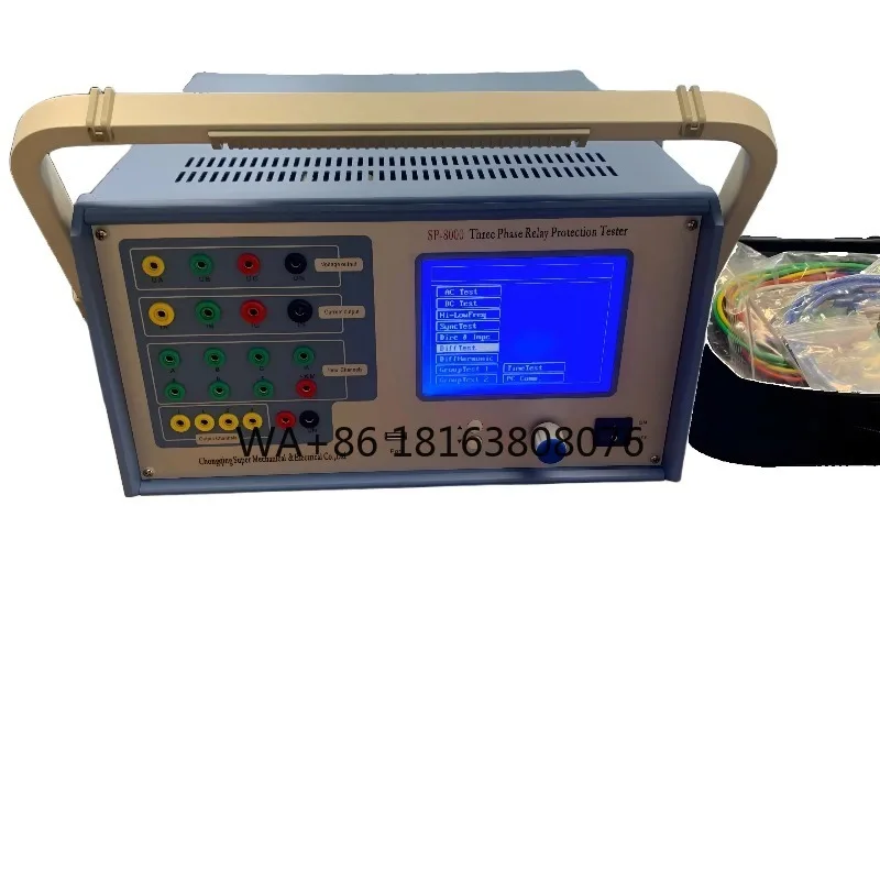 High Precision 3-Phase Relay Protection Tester, Industrial Grade Relay Test & Calibration Equipment