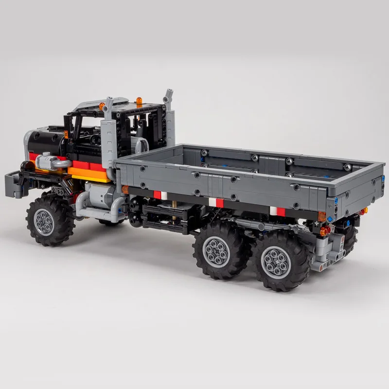 1500 PCS Racing Car 6×6 Offroad Truck MOC Customize Modular Building Block Creative Design Educational DIY Toy Christmas Gift