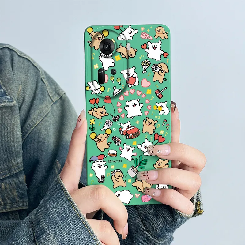 كابا ل ممن لهم رينو 11 5 جرام CPH2599 جراب هاتف Reno11 5 جرام غطاء لينة سيليكون الحلو رسمت الكرتون جميل مطبوعة واقية فوندا