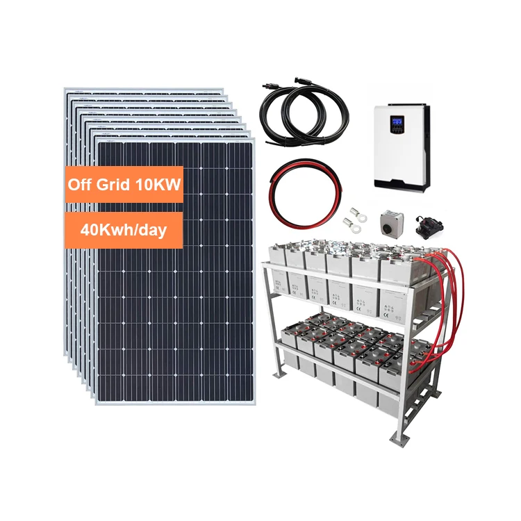 1KW-20KW Complete Off Grid Solar System, Monocrystalline Panel MPPT Kit Household Power Backup System