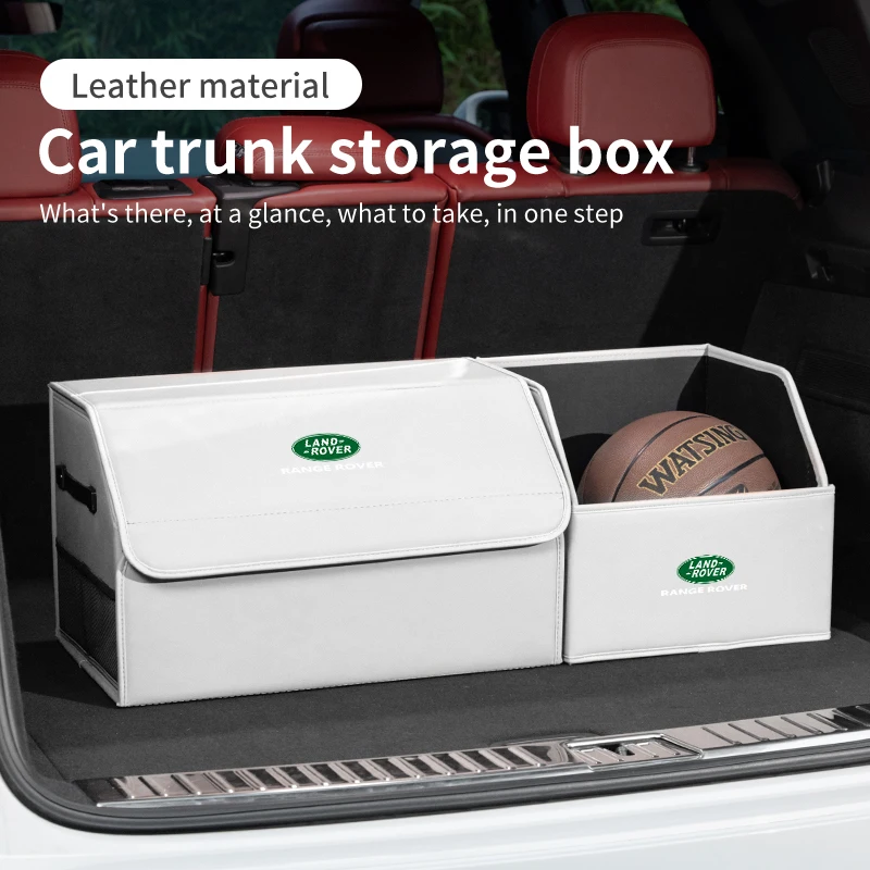 Car Trunk Storage Box Collapsible Camping Bag Toolbox For Land Rover Range Rover Evoque Velar Defender Discovery Freelander LAND