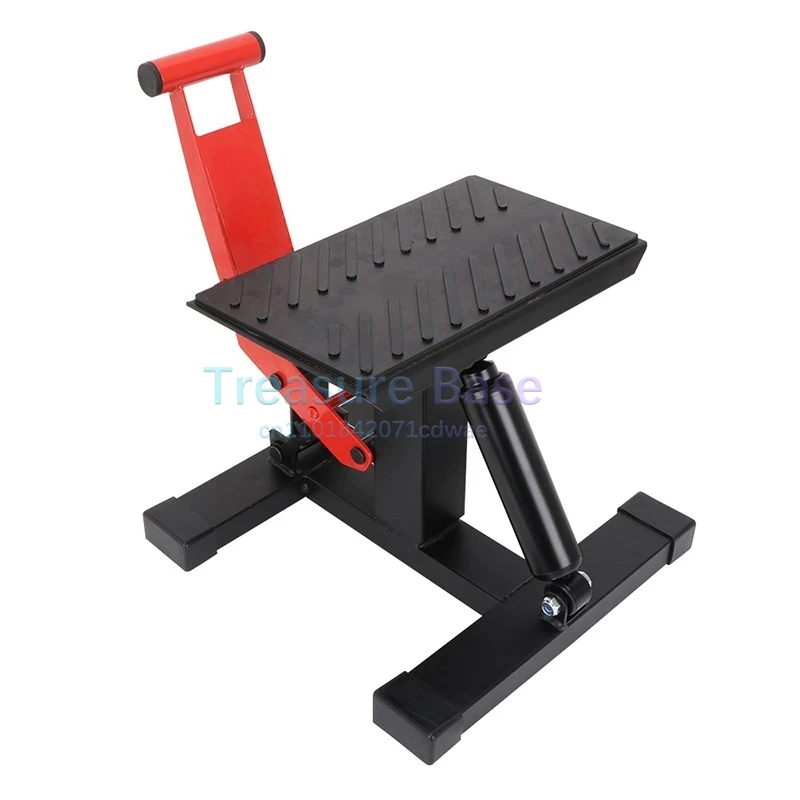 

Hydraulic power assisted lifting platform motorcycle starting parking repair bench maintenance of parking bench, and starting