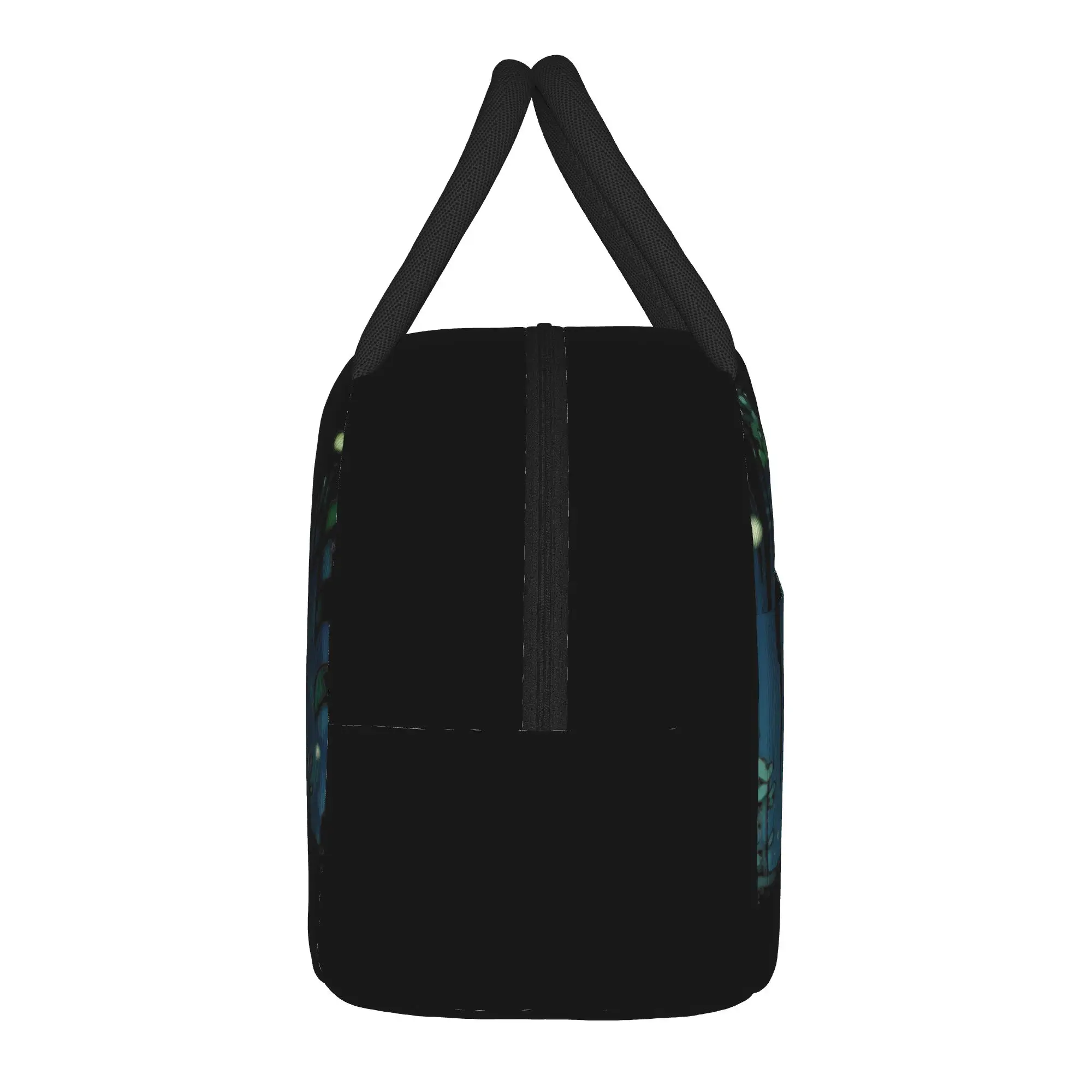 Hollow Green Hollow Knight  Insulated Lunch Bags Leakproof Indie Games Action Lunch Container Cooler Bag Tote Lunch Box