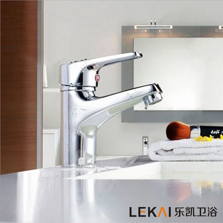 Bathroom cabinet faucet basin basin faucet hot and cold toilet basin leading star single hole faucet