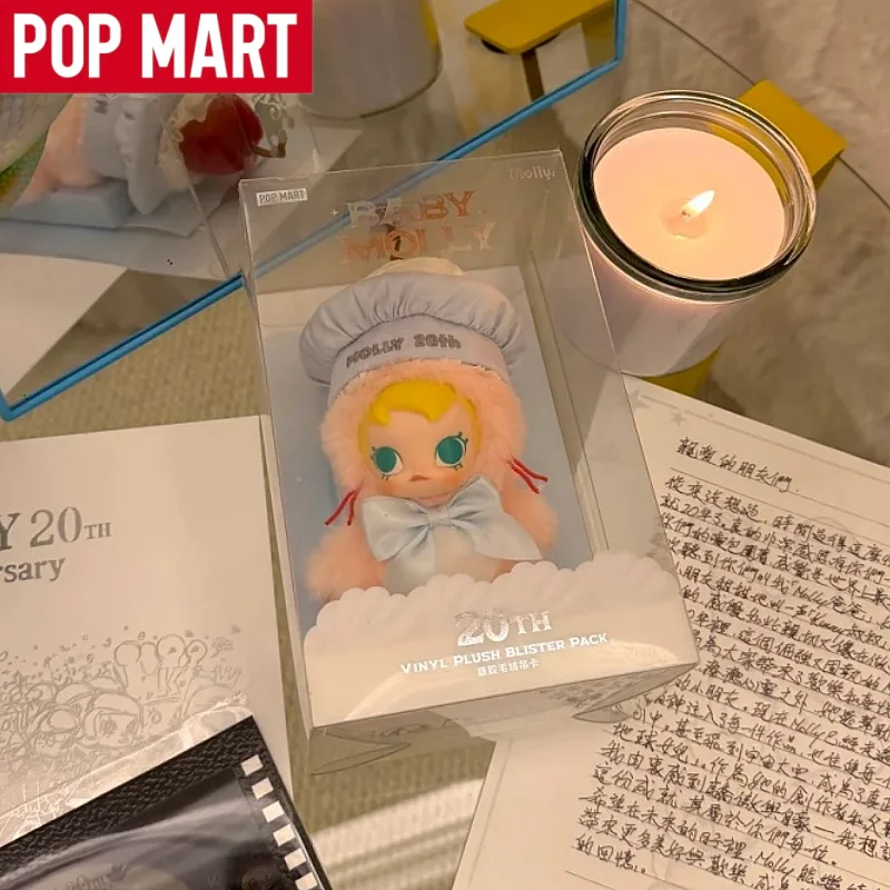 

POP MART New Genuine Baby Molly 20th Anniversary Vinyl Blister Pack Blind Box Kawaii Anime Mystery Box Dolls Toys For Girls Gift