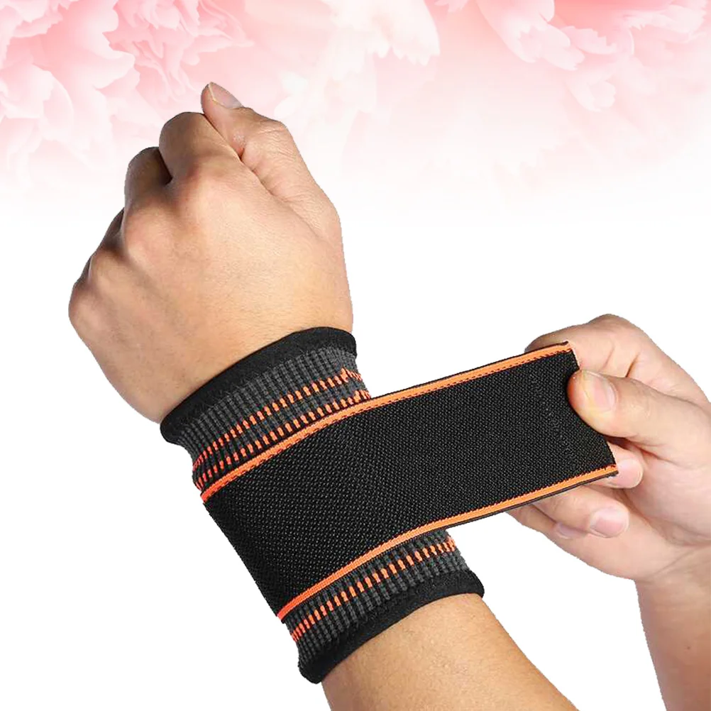 1 قطعة قابل للتعديل اللياقة البدنية امتصاص العرق معصمه الرياضية لصالة الألعاب الرياضية اليوغا الجري قابل للتعديل حامي المعصم حامي جبيرة المعصم