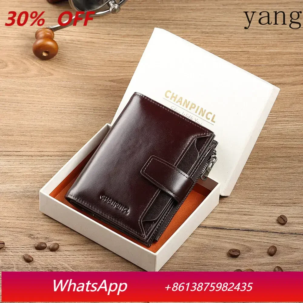 

Men Wallet Original Short Vertical Driver License First Layer Cowhide Bag