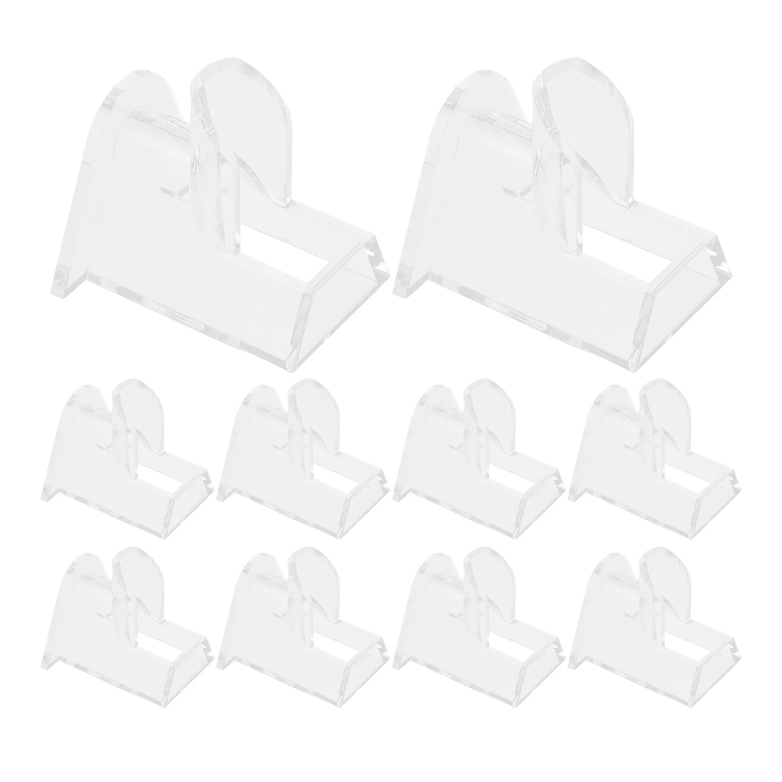

10Pcs Clear Acrylic Eyeglass Holder Glasses Stand Display Shelf Organizer for Sunglasses and Eyeglasses Glasses Stand