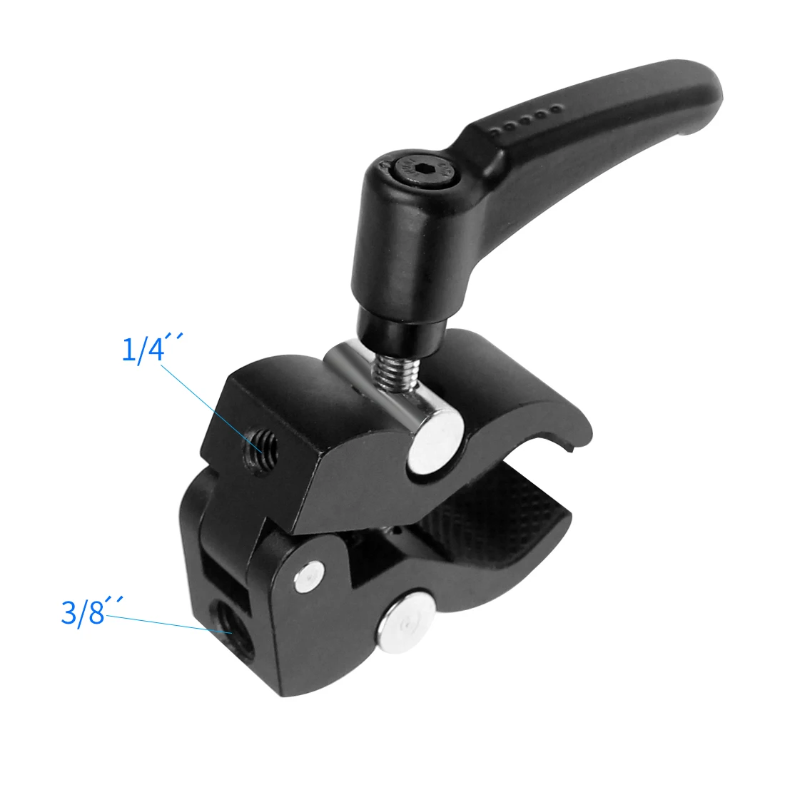 Super Clamp Mount Halter mit Stativ Kugelkopf Adapter für Gopro für Insta360 DSLR Monitor LED Blitzlicht Kamera Röhren halterung – Detail 3