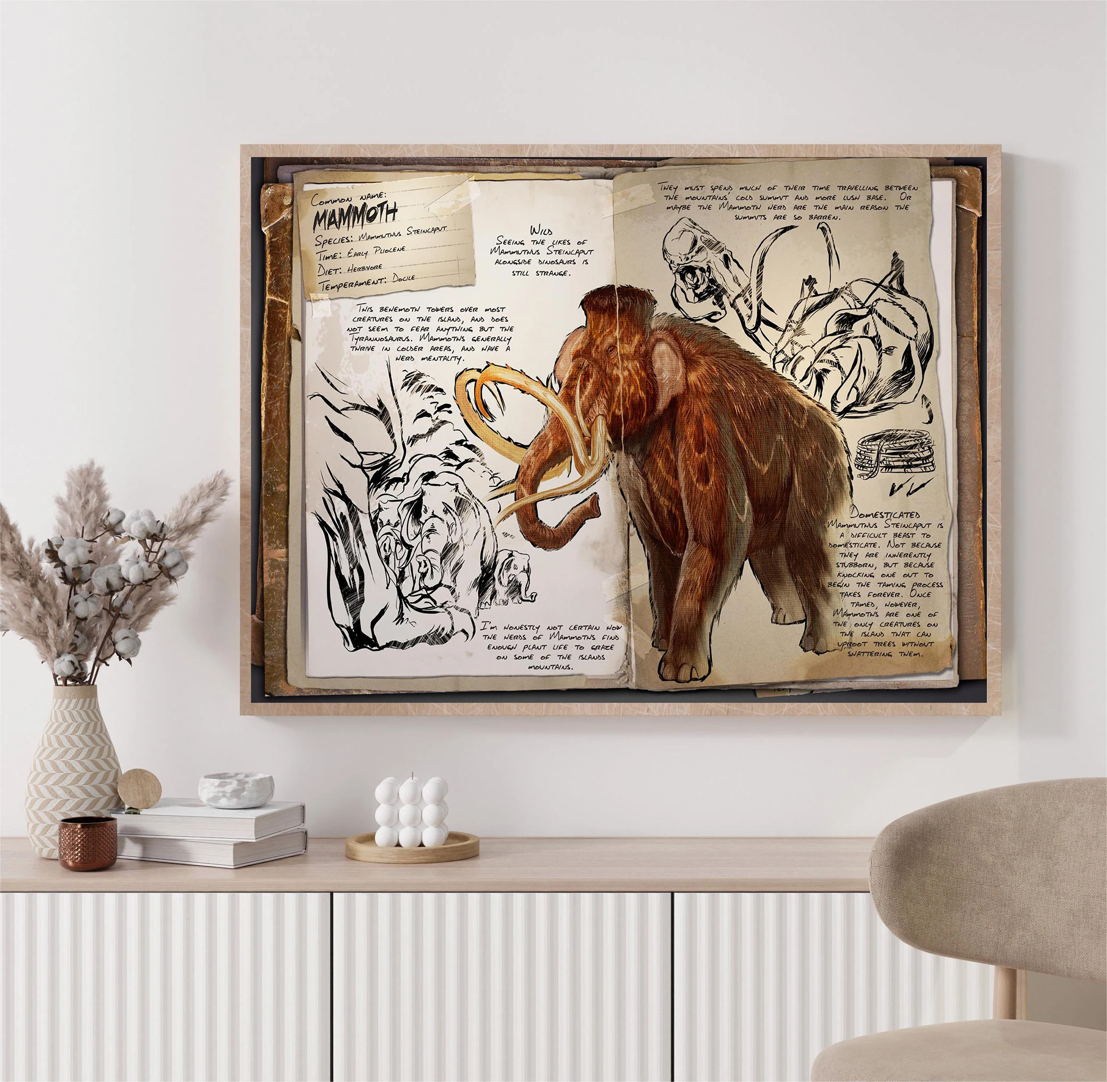 وحدات قماش تابوت بقاء تطورت صور اللوحة بقاء لعبة ديكور المنزل طباعة ديناصور المشارك غرفة المعيشة الحديثة جدار الفن #4