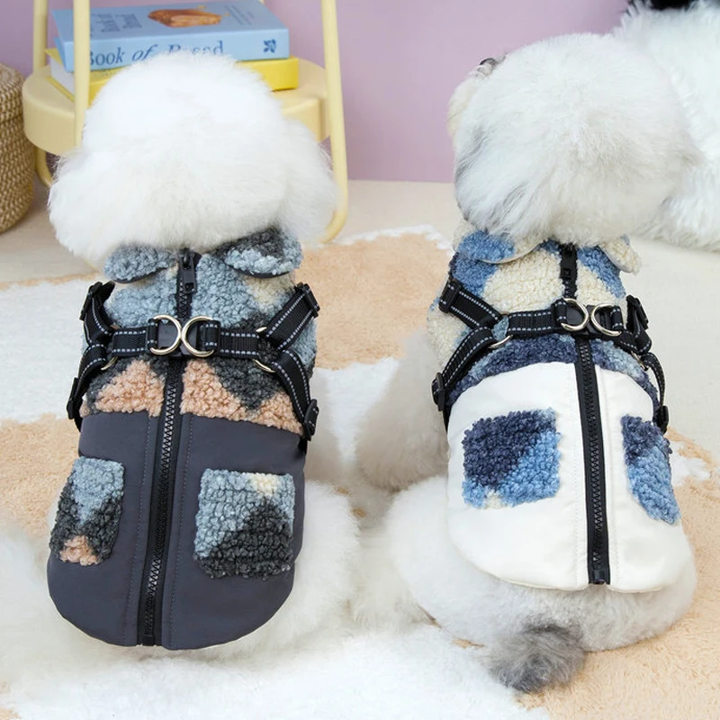 Winter Warm Dog Clothes Pet Dog Coat Jacket for Small Medium Dogs Fleece Puppy Clothes Yorkie Chihuahua Coat Dog Accessories