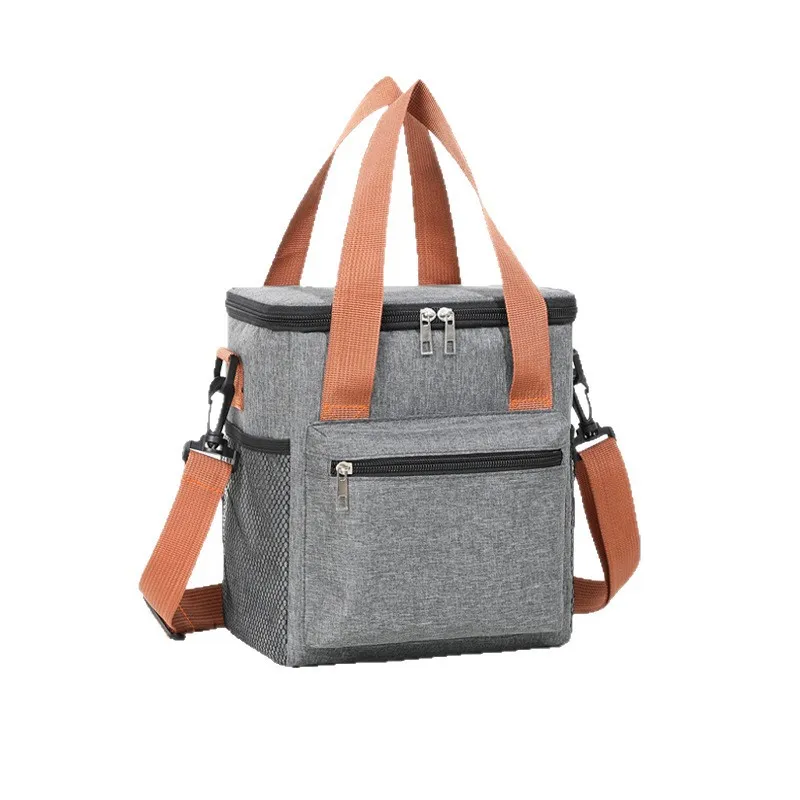 

Picnic Camping Cation Thermal Insulation Ice Bag - Crossbody Lunch Box with Rice Storage Bag