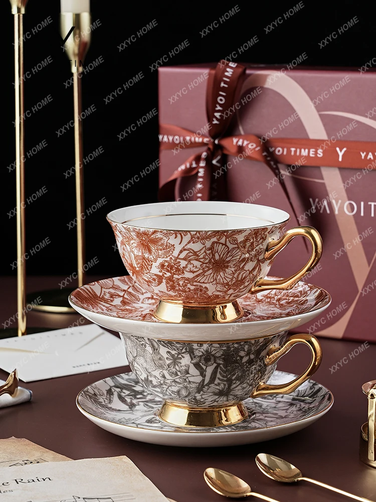 Coffee Cup Suit Couple Cups European Light Luxury Small Exquisite Suit