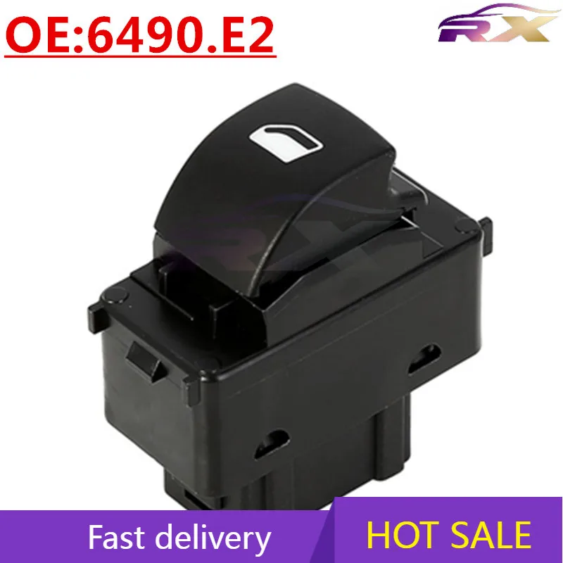 

OEM:6490.E2 Suitable for Peugeot 207 Citroen Auto Parts Electric window switch Glass lift single switch
