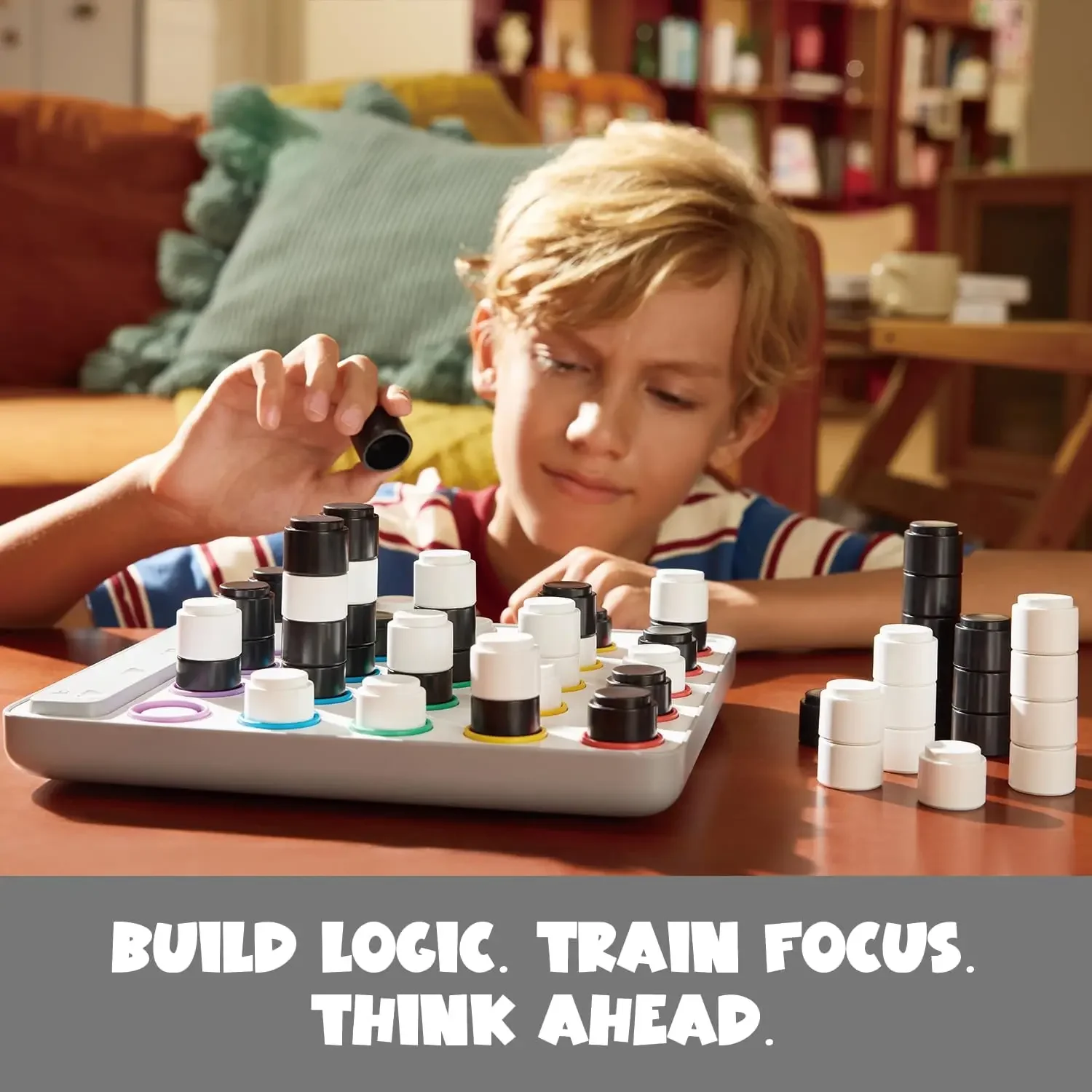 GiiKER Smart Four Electronic Connect-Four Game Logical Thinking Training Interactive Family Desktop Board Game Gift