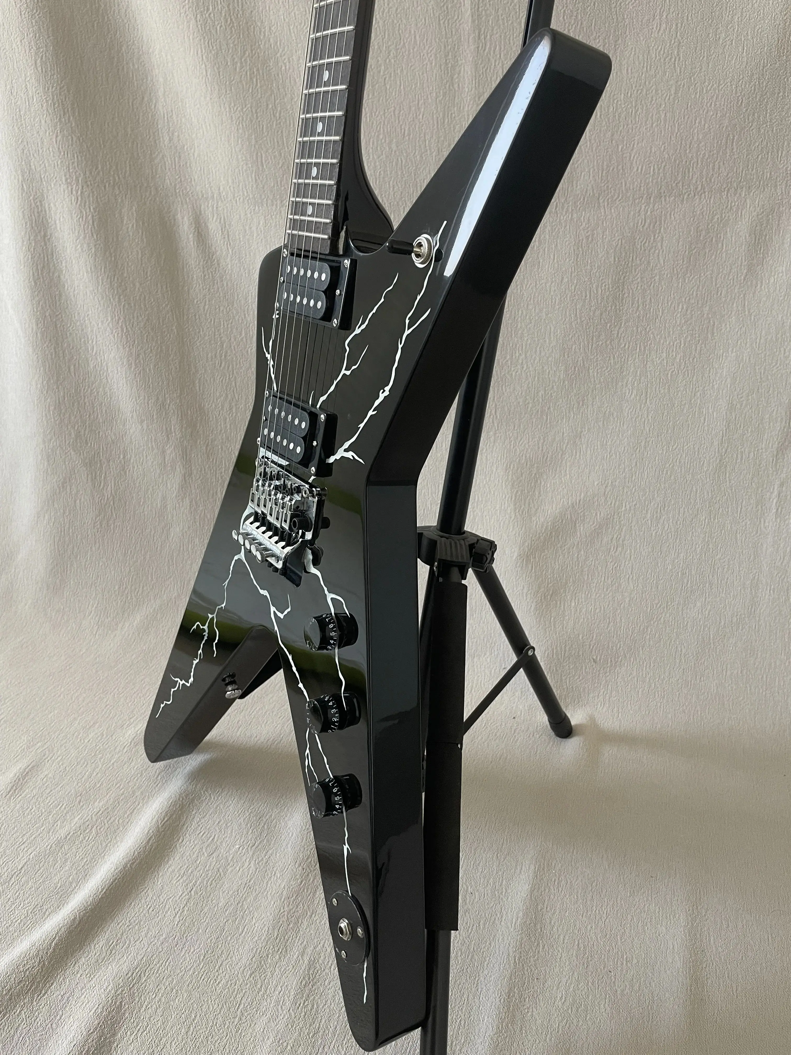 High end Custom Washburn Dime 333 Dimebolt 2002 Trans Black Guitar