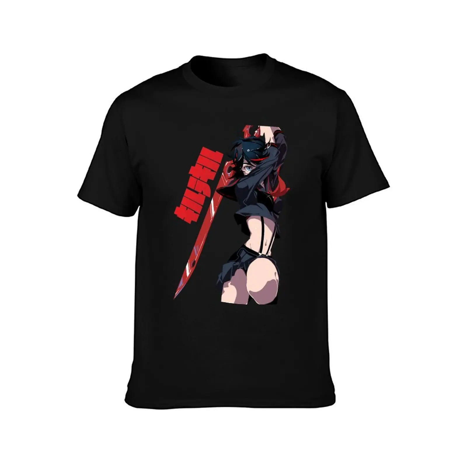 Kill La Kill - Ryuko Matoi T-Shirt, Summer Casual Cotton Tee, Oversized Streetwear Tops, Vintage Graphic Print, Unisex Men Women