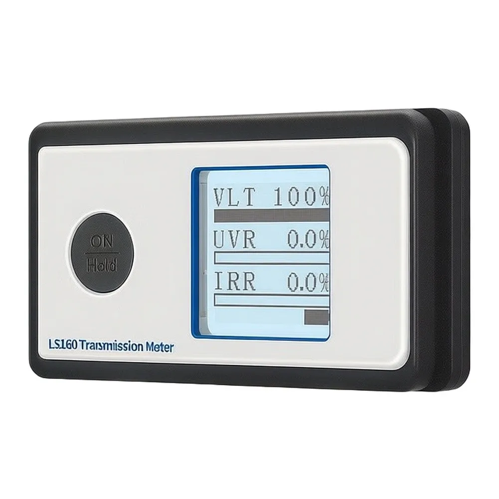 LS160 Solar Film Tester 3 In Visible Light UV IR Transmittance Meter For Automotive Glass Tint Heat Insulation Detection Tool