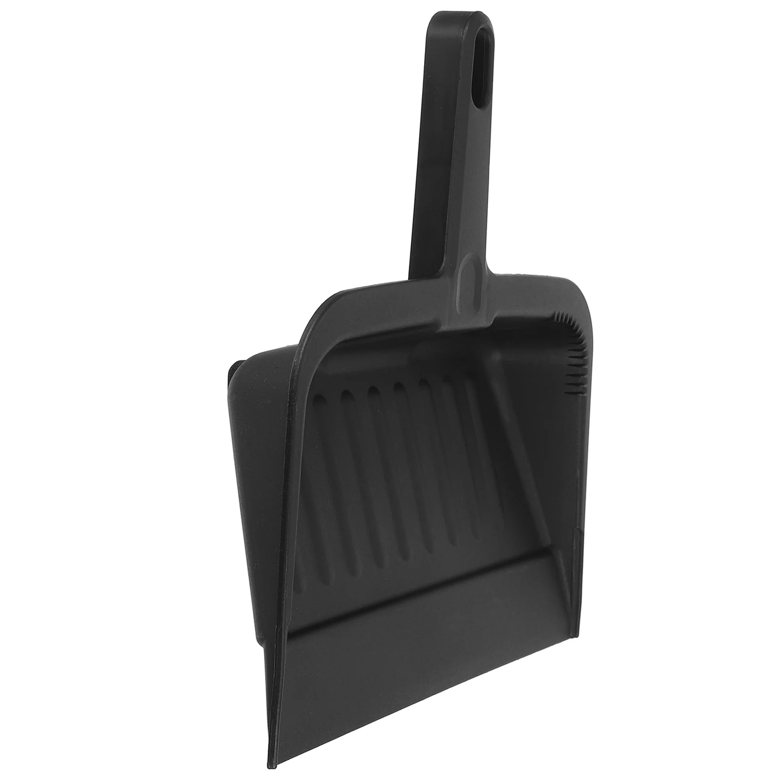 

Black Large Capacity Heavy Duty Plastic Dustpan Handheld Garbage Shovel For Home Office Vehicle Indoor Outdoor Cleaning Tool