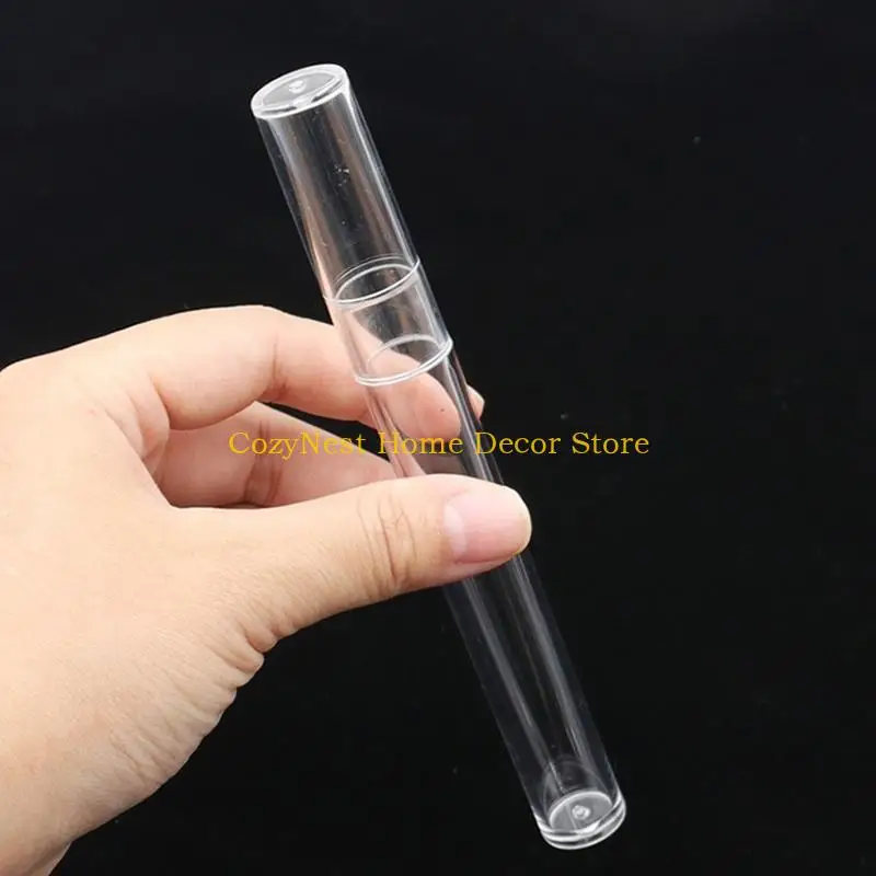 92MF Travel Small Box Portable Tin Holder Container for Tweezers Cylinder/Triangle-