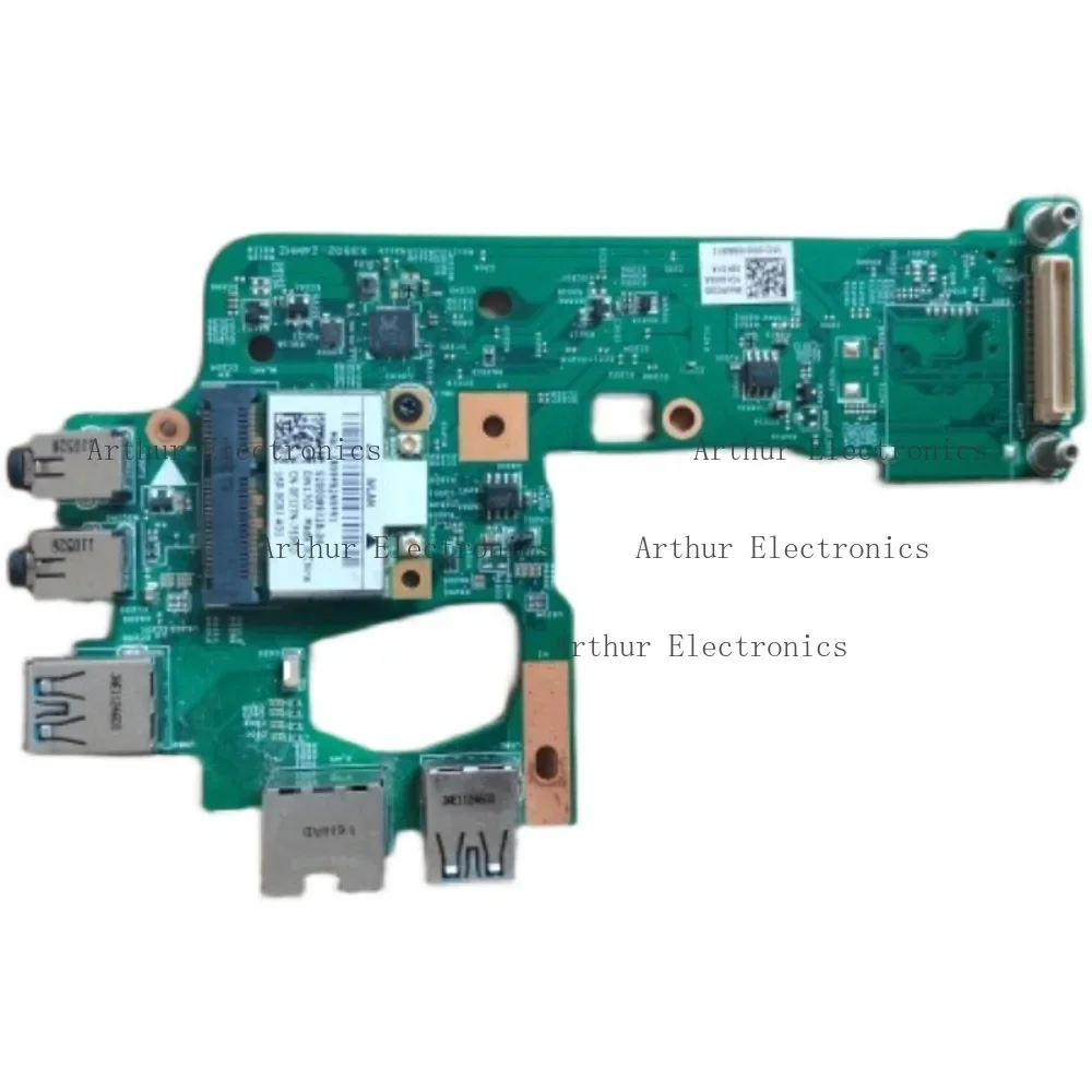 Placa de Áudio USB e LAN para Dell Inspiron 15R N5110, Placa Filha I/O de Substituição 554IF0200