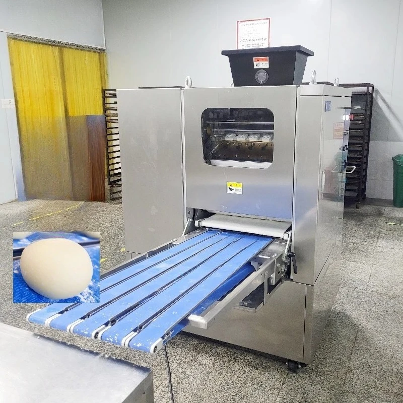 Dough Divider Machine Automatic Rounder Roller Commercial Bakery Equipment for Pizza Dough Portioning Divisor Masa
