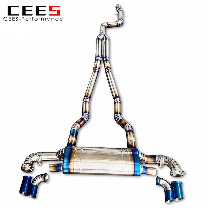 CEES Catback Exhaust For BMW TH7 750 4.0T G12 2018-2022 Racing Car Exhaust Muffler Pipe Stainless Steel Exhaust valve control