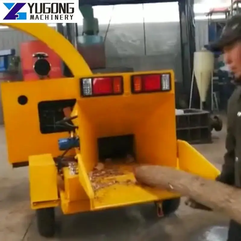 YG Diesel Wood Chipper Machine Hydraulic Feeding Mobile Wood Chipper Shredder Electric Wood Chipper Shredder Machine