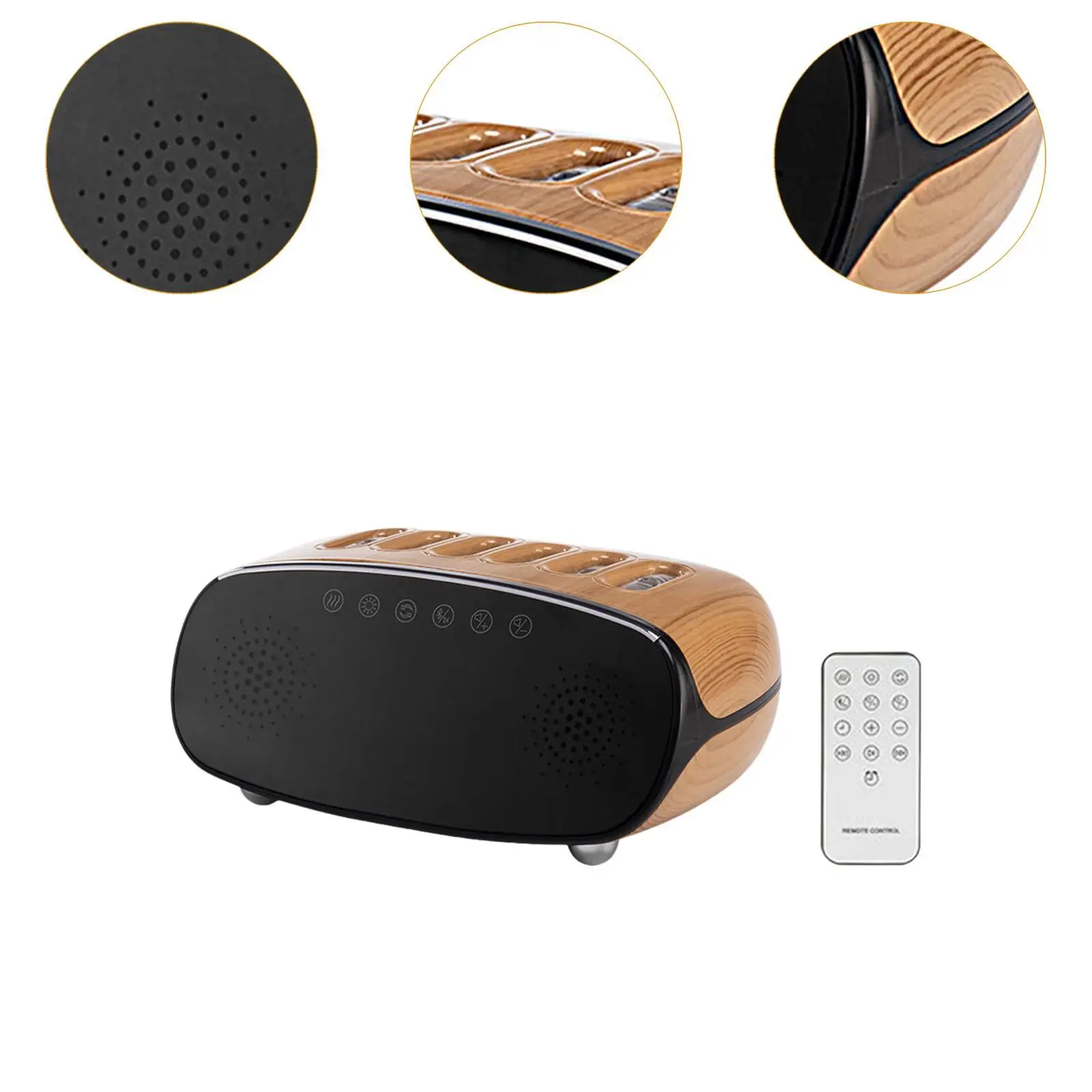 Air Humidifier Mist Makers ฟังก์ชั่นนาฬิกา 500 มล. พร้อมไฟกลางคืนสีสันสดใสสําหรับ