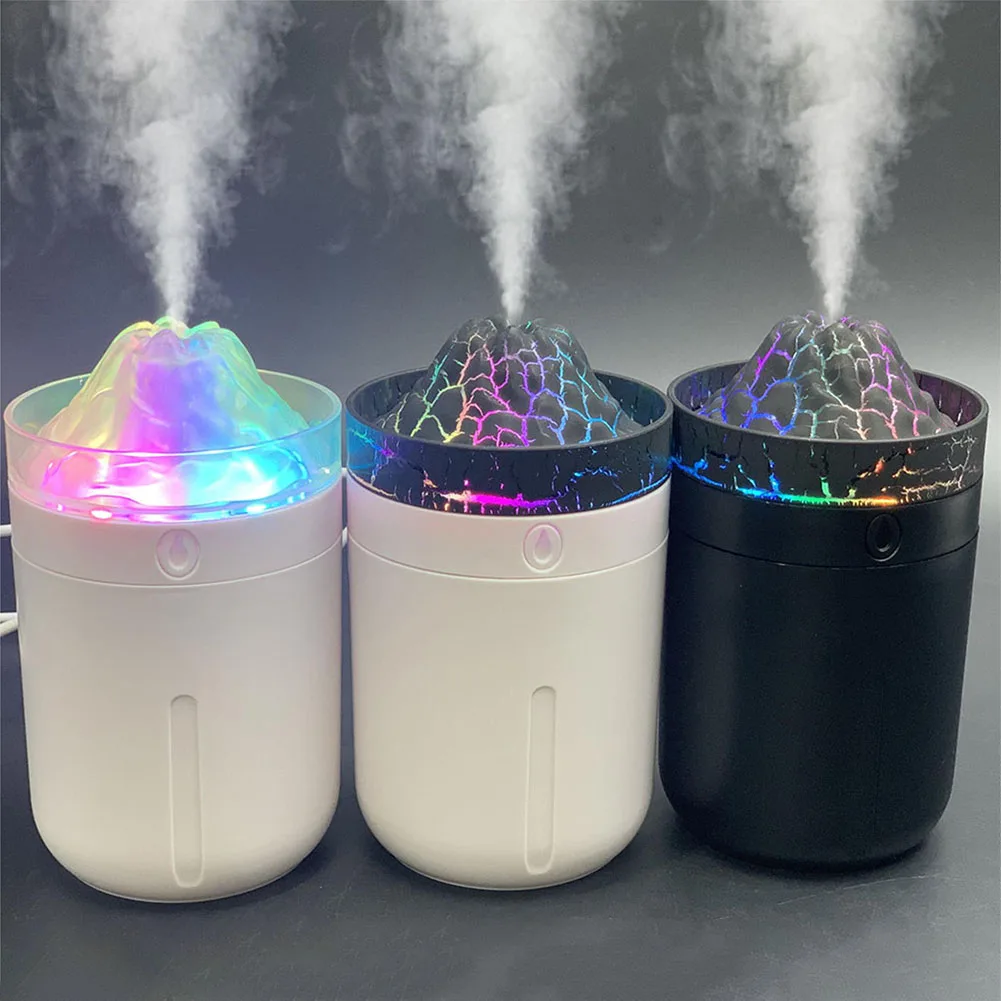 

Настольный USB-увлажнитель на 330 мл с цветной подсветкой для использования в спальне, офисе и автомобиля, с бесшумной работой и двумя режимами распыления